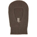【楽天スーパーセール 最大75%OFF+P2倍】Rick Owens リック オウエンス メンズ 帽子 RU02E1490KWV34 KNITTED BALACLAVA BEIGE onesize 【送料無料・関税込】