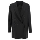 マックスマーラ Max Mara 'Nebbie' blazer NEBBIE004 Women スーツ・ジャケット Black IT38 IT40 IT42 ...