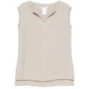 マックスマーラ Max Mara Max Mara Top Beige 11191102600001 Women タンクトップ・キャミソール Light and...