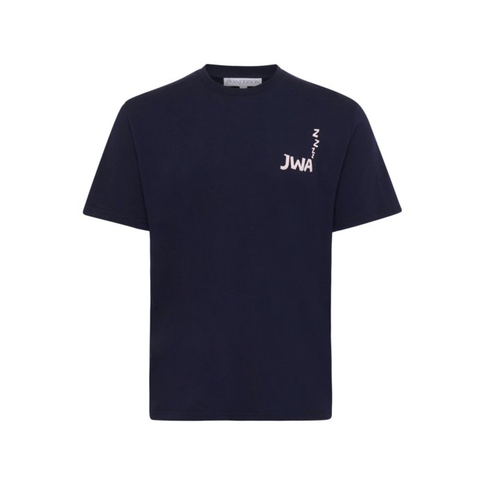 JW Anderson ジェイダブリュー アンダーソン メンズ Tシャツ・カットソー JT0270PG1510898 JWA PRINT T-SHIRT Blue L M XL S 【送料無料・関税込】(4)
