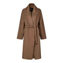マックスマーラ Max Mara Attuale Blended Cashmere Coat ウィメンズ ウェア ジャケット & コート コート・ダウン Bei...