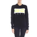 ケンゾー KENZO Pullover in black with Kenzo Paris Jumper log ウィメンズ ウェア トップス ニット・セーター...