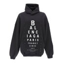 バレンシアガ Balenciaga 'Optical' hoodie 803265TRVU79034 Women スウェット・フーディー White/Black...