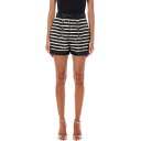 バルマン Balmain Balmain Shorts Black DF1PA265XJ31EAB Women ショートパンツ Blacks and greys 38 36 【送料無料・関税込】