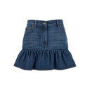 ヴァレンティノ Valentino Garavani Denim skirt B3DD20L9KH558 Women スカート Light Blue IT38 IT40 IT42 IT44 【送料無料・関税込】