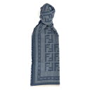 フェンディ FENDI FF shawl FXT069AUM1F0RU7 Women スカーフ・マフラー Blue onesize 【送料無料・関税込】