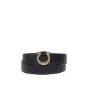 フェラガモ FERRAGAMO Gancini belt in calfskin メンズ アクセサリー ベルト・サスペンダー Black 105 115 男性 ...