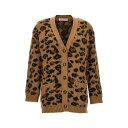 ヴァレンティノ Valentino Garavani VALENTINO ANIMALIER CARDIGAN ウィメンズ ウェア トップス ニット・セーター・...