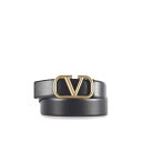 ヴァレンティノ Valentino Garavani Vlogo signature belt 3Y2T0Q87ECU0NO Men ベルト・サスペンダー Bl...