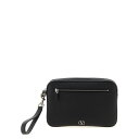 ヴァレンティノ Valentino Garavani Valentino Garavani VLogo Signature clutch bag Y2P0AN8UAG0NO Men クラッチバッグ・ポーチ Black onesize 【送料無料・関税込】