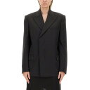 ヘルムートラング Helmut lang OVERSIZE FIT JACKET O01HW101001 Women スーツ・ジャケット BLACK M S 【...