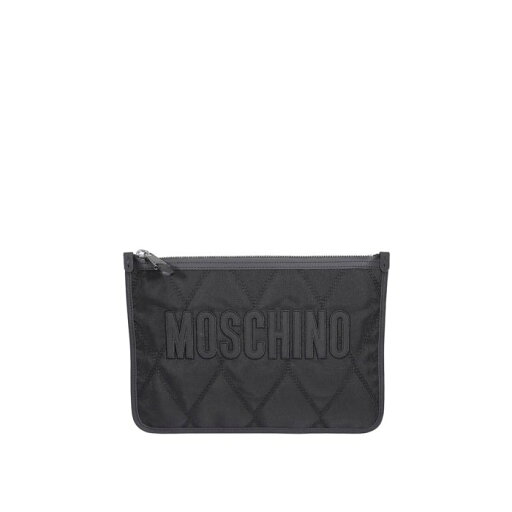 モスキーノ MOSCHINO Tech fabric clutch 840382011555 Men クラッチバッグ・ポーチ Black onesize 【送料無料・関税込】 モスキーノ MOSCHINO Tech fabric clutch 840382011555 Men クラッチバッグ・ポーチ Black onesize 【送料無料・関税込】