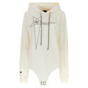 リック オウエンス Rick Owens Champion x Rick Owens hooded bodysuit CW02C9227CHFE11 Women...