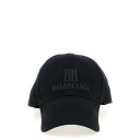 【楽天スーパーセール 最大75%OFF+P2倍】Balenciaga バレンシアガ メンズ 帽子 834916410B21002 Logo embroidery cap Black L M 【送料無料・関税込】