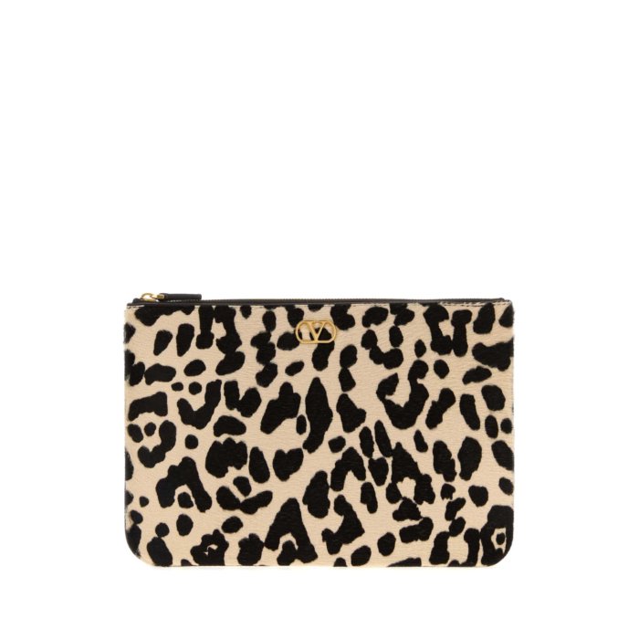 Valentino Garavani ヴァレンティノ レディース クラッチバッグ・ポーチ 7W2P0AK4WIEBRC Printed calf ..