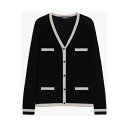 エス マックスマーラ S MAX MARA Cardigan Kenya Nero ウィメンズ ウェア トップス ニット・セーター・カーディガン White M...