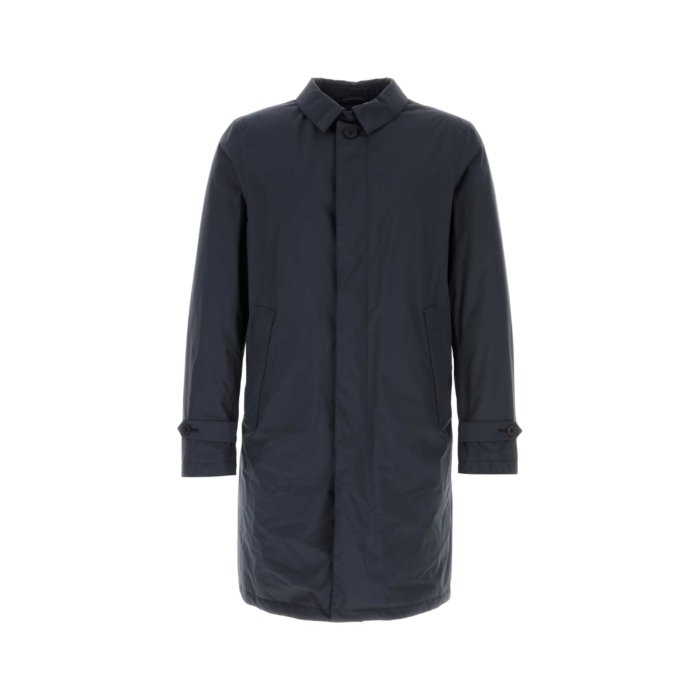 Herno إ   PI001244U128409201 Navy blue nylon trench coat Blue 48 50 52 54 56 58 60 ̵ǹ