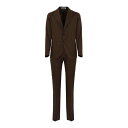 TAGLIATORE タリアトーレ メンズ スーツ・ジャケット 2SMC26K11PE070120U25E224M1223 Single-Breasted Wool Suit Brown 48 52 54 46 50 【送料無料・関税込】