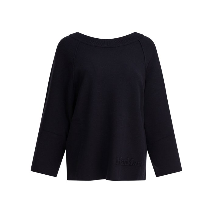 楽天Stok（ストック）【楽天ブラックフライデー最大80％OFF+P2倍~】Max Mara マックスマーラ レディース ニット・セーター・カーディガン 2521366019DUMBO004 Viscose and wool over sweater Blue M S XS 【送料無料・関税込】