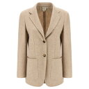 マックスマーラ Max Mara 'Caraffa' blazer 2521046161600001 Women スーツ・ジャケット Beige IT38 IT...