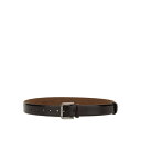 マックスマーラ Max Mara Belt With Buckle ウィメンズ アクセサリー ベルト・サスペンダー Brown Beige M S ONESIZ...