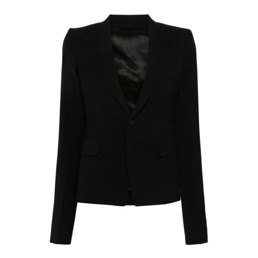 リック オウエンス Rick Owens Wool Single-Breasted Blazer ウィメンズ ウェア ジャケット & コート スーツ・ジャケット Black 40 42 女性 RP01D2764WL09 【送料無料・関税込】 リック オウエンス Rick Owens Wool Single-Breasted Blazer ウィメンズ ウェア ジャケット & コート スーツ・ジャケット Black 40 42 女性 RP01D2764WL09 【送料無料・関税込】