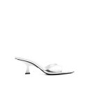 ジ・アティコ THE ATTICO Laminated leather Crackled Silver mules 248WSH00838LBT070AA002...