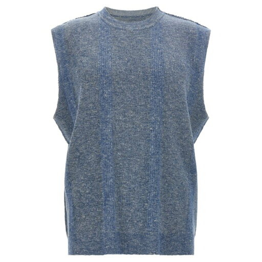 メゾン マルジェラ Maison Margiela Melange vest S50FB0107M13097529F Men カジュアルジャケット・ベスト Light Blue L M S 【送料無料・関税込】 メゾン マルジェラ Maison Margiela Melange vest S50FB0107M13097529F Men カジュアルジャケット・ベスト Light Blue L M S 【送料無料・関税込】