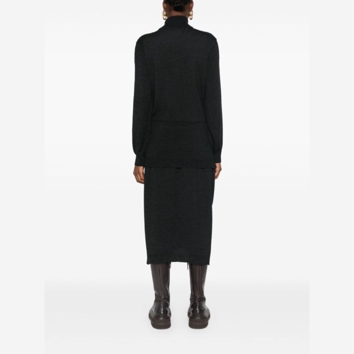 LEMAIRE ルメール レディース ワンピース・ドレス・オールインワン DR1082LK087966 LEMAIRE Dresses Grey Blacks and greys M S XS 【送料無料・関税込】