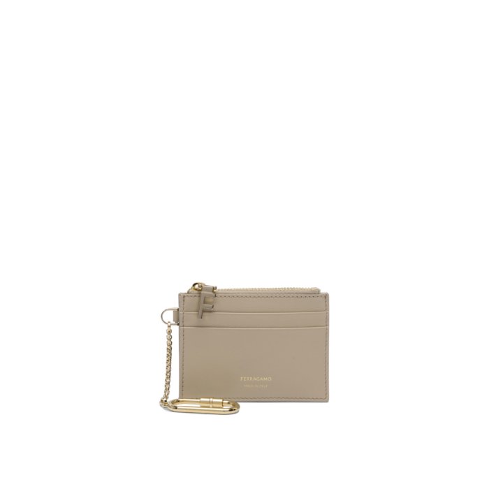 楽天Stok（ストック）フェラガモ FERRAGAMO Wallets & Card holders 0779950 Women 財布・カードケース Grey onesize 【送料無料・関税込】
