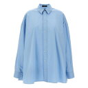 ワードローブ ニューヨーク WARDROBE.NYC 'Oversize Shirt Dress Mini' dress W1085R17BLUE Women ...