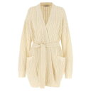 マックスマーラ Max Mara 'BALZAC' CARDIGAN ウィメンズ ウェア トップス ニット・セーター・カーディガン White L M S XS...