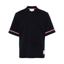 トム・ブラウン Thom Browne T-shirts and Polos Blue メンズ ウェア トップス ポロシャツ Blue 1 2 3 4 5 男性...