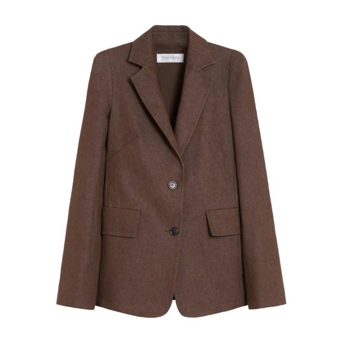 マックスマーラ Max Mara GRACCA AGRIMI ウィメンズ ウェア ジャケット & コート スーツ・ジャケット MEDIUM WASH 40 女性 432511041023600000 【送料無料・関税込】