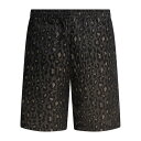 【楽天スーパーセール 最大75%OFF+P2倍】Needles ニードルズ メンズ ショートパンツ QV247BLEOPARD Leopard shorts Brown L M S XL 【送料無料・関税込】