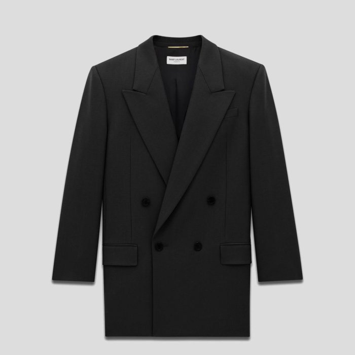 【送料無料・関税込】 サンローラン Saint Laurent Jackets Black ウィメンズ ウェア ジャケット & コート スーツ・ジャケット Black 34 36 38 40 42 女性 798010Y013G1000