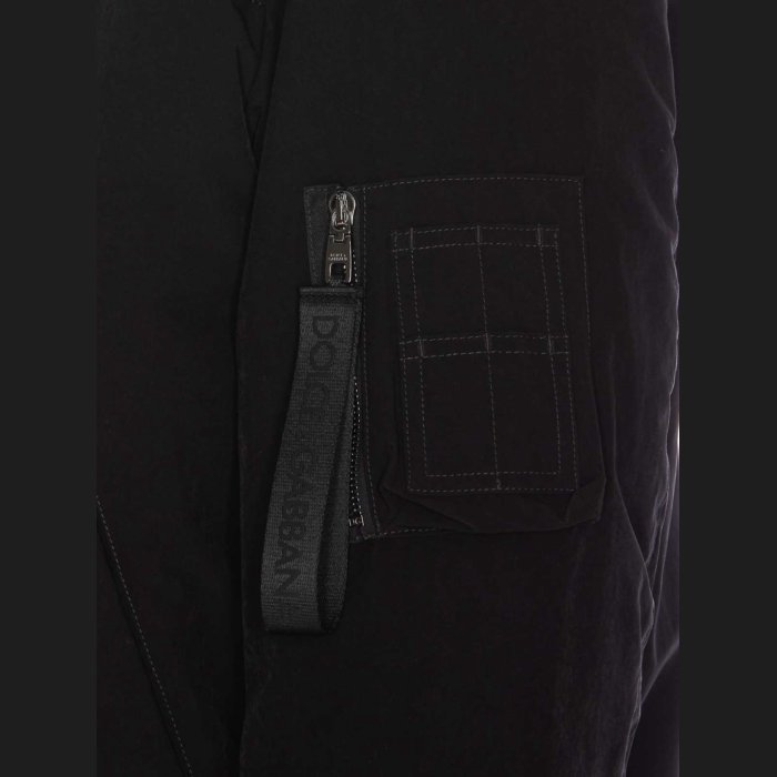 Dolce & Gabbana ドルチェガッバーナ メンズ ダウンジャケット・コート G9BDCTFUS18N0000 Black Down Jacket Black 52 60 【送料無料・関税込】