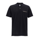 ベルルッティ Berluti 'LEATHER TAB' POLO SHIRT メンズ ウェア トップス ポロシャツ Blue L M S XL 男性 R28J...