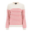 アーペーセー A.P.C. 'phoebe' striped cashmere and cotton sweater ウィメンズ ウェア トップス ニット・セー...