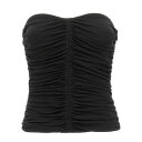 サンローラン Saint Laurent Bustier top 753703Y5F631000 Women タンクトップ・キャミソール Black FR34 ...