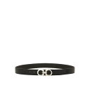 フェラガモ FERRAGAMO Leather Belt 686671679710014 Men ベルト・サスペンダー Black 110 105 95 100...