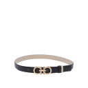 フェラガモ FERRAGAMO Black Gancini Belt ウィメンズ アクセサリー ベルト・サスペンダー Black 95 90 85 80 女性 ...