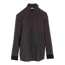 サンローラン Saint Laurent Black And White Striped Shirt ウィメンズ ウェア トップス シャツ・ブラウス Black...