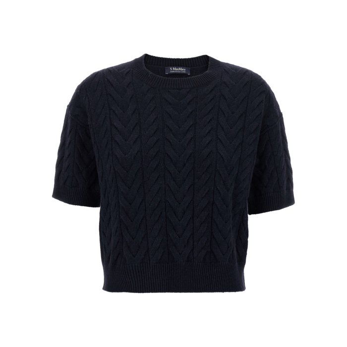 S MAX MARA エス マックスマーラ レディース ニット・セーター・カーディガン 2529366111600006 'Dominus' sweater Blue L M S XS 【送料無料・関税込】