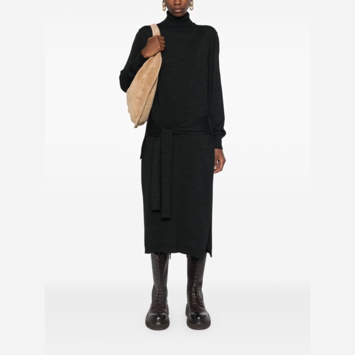 LEMAIRE ルメール レディース ワンピース・ドレス・オールインワン DR1082LK087966 LEMAIRE Dresses Grey Blacks and greys M S XS 【送料無料・関税込】