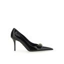 ヴェルサーチェ VERSACE Gianni Ribbon Pumps 10130831A089831B00V Women パンプス・ハイヒール Black 3...