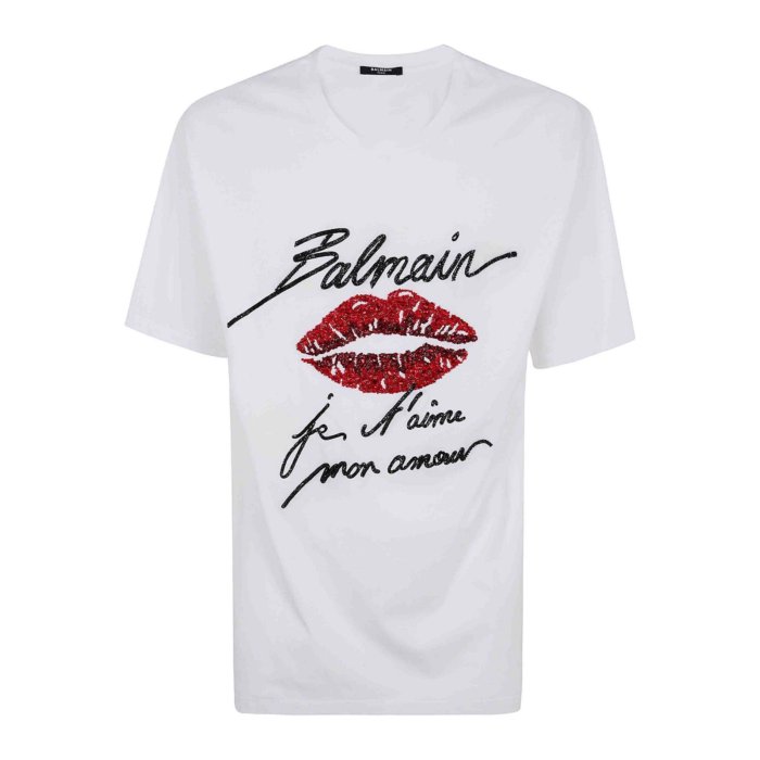 BALMAIN ロゴ刺繍半袖Tシャツ 【関税込】 楽天市場】balmain(サイズ(S/M/L)SS)(Tシャツ・カットソー