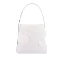 フェラガモ FERRAGAMO Shoulder bag in leather and canvas その他 White ONESIZE 男性 24124176...