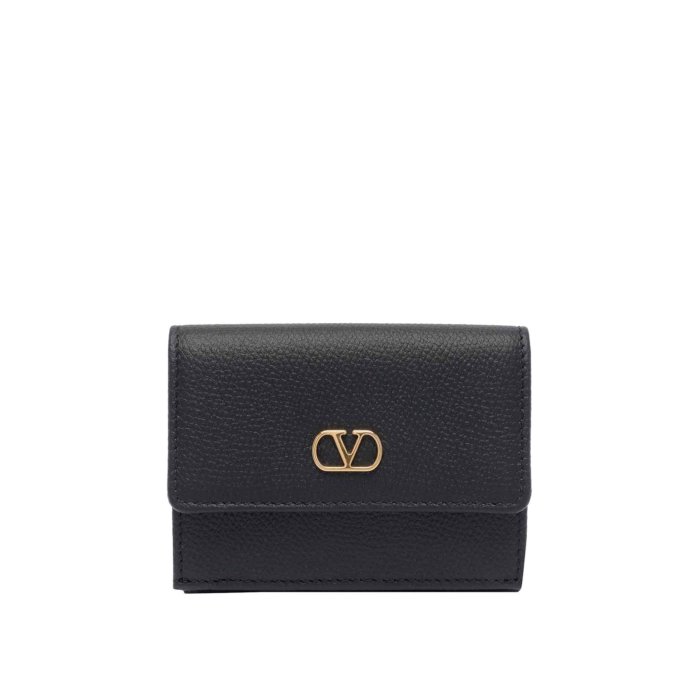 ヴァレンティノ Valentino Garavani Vlogo Signature Trifold Wallet ウィメンズ アクセサリー 財布・カードケース Black ONESIZE 女性 P0AJ4SNP0NO 【送料無料・関税込】