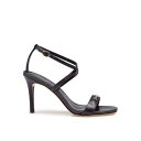 マイケル・コース MICHAEL KORS Lena Sandal in black leather 40R5LEHS1L001 Women サンダル Blac...